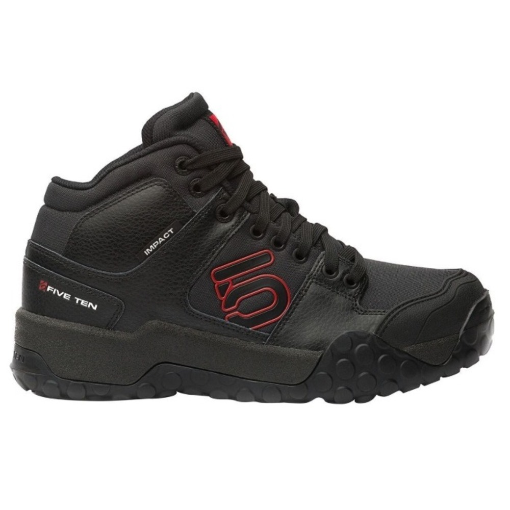 Five Ten Impact High Cycling Shoe Mountain Bike Enduro Mens Black Red Size 8